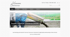 Desktop Screenshot of mandarinoconcrete.com